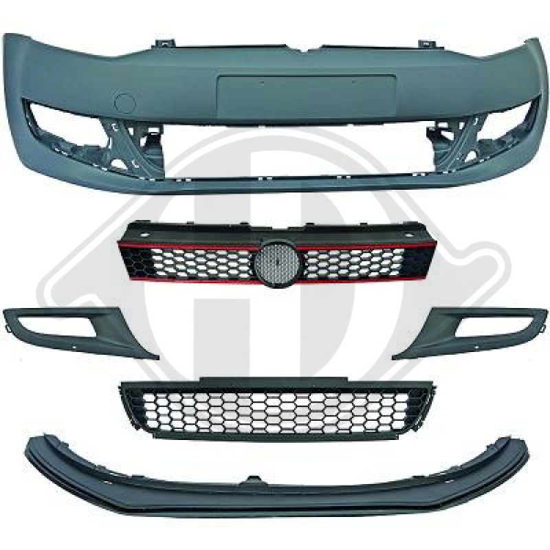 Paraurti anteriore Volkswagen Polo 3/5 PORTE 09-14 (Cod. D-2206850)