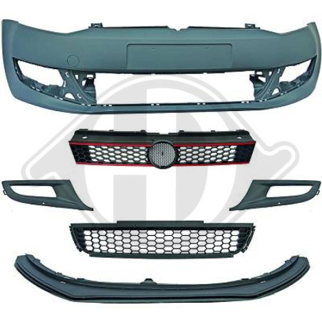Paraurti anteriore Volkswagen Polo 3/5 PORTE 09-14 (Cod. D-2206850)