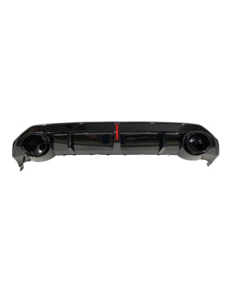 Diffusore Posteriore Audi A3 Sedan 2021+ SLine Look RS3 ABS (Cod. E-TCA0276)