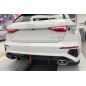 Diffusore Posteriore Audi A3 Sportback 2021+ SLine Look RS3 ABS (Cod. E-TCA0275)