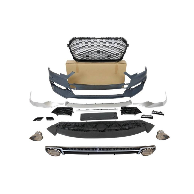Kit Estetico Audi A4 B9 2016-2019 Look RS4 (Cod. E-TCA02290194)