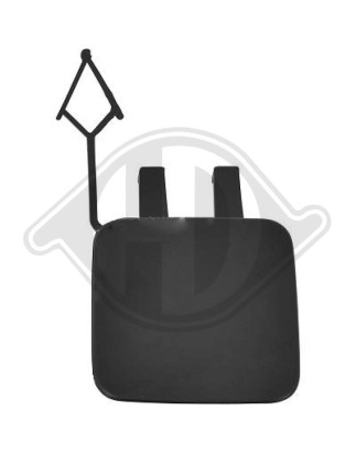 Coperchio gancio traino posteriore Volkswagen Polo 3/5 PORTE 17-21 (Cod. D-2209067)