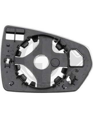 Vetro specchio Specchio esterno Volkswagen Polo 3/5 PORTE 17-21 (Cod. D-2209329)