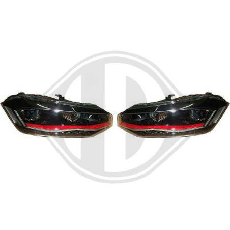 SET FARI ANTERIORI Volkswagen Polo 3/5 PORTE 9.17-21 (Cod. D-2209485)