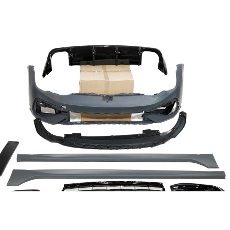 Kit estetico Volkswagen Golf 8  3/5 Porte Look R20 2 Scarico (Cod. E-TCW7063)