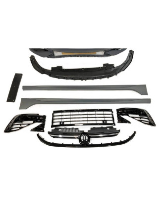 Kit estetico Volkswagen Golf 8  3/5 Porte Look R20 2 Scarico (Cod. E-TCW7063)