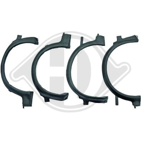 Kit modanature decorative / protettive Volkswagen Golf II (Typ191) 83-91 (Cod. D-2211162)