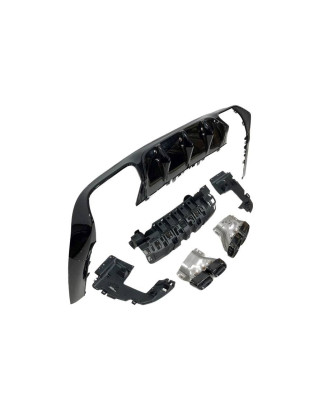 Diffusore Posteriore Mercedes W213 COUPE C238, look AMG E63 (Cod. E-TCM0324)