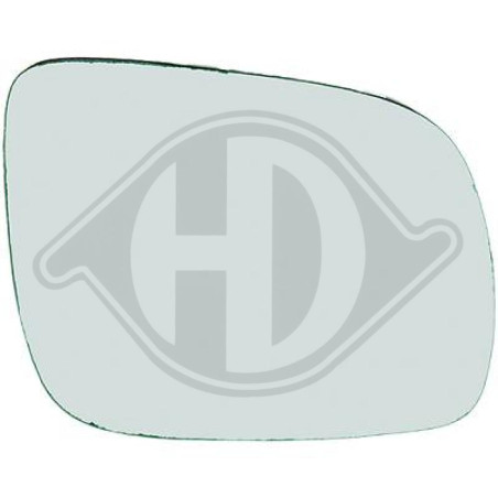 Vetro specchio Specchio esterno Seat Ibiza/Cordoba/Vario 99-02 (Cod. D-2213028)