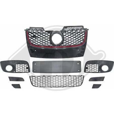 Griglia radiatore Volkswagen Golf V 03-08 (Cod. D-2214440)