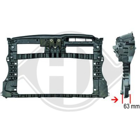 Pannellatura anteriore Volkswagen Golf VI berlina 08-12 (Cod. D-2215003)