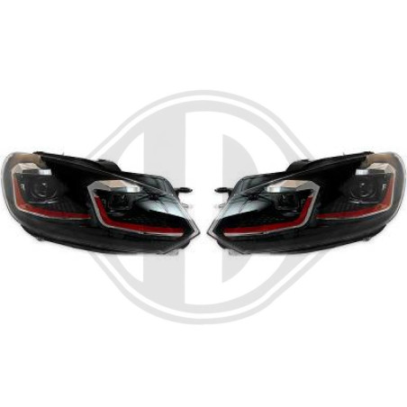 SET FARI ANTERIORI Volkswagen Golf VI berlina 08-12 (Cod. D-2215481)