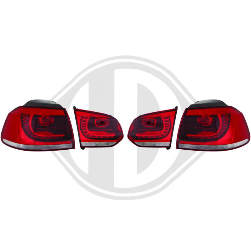 Kit fanalino posteriore Volkswagen Golf VI berlina 08-12 (Cod. D-2215495)