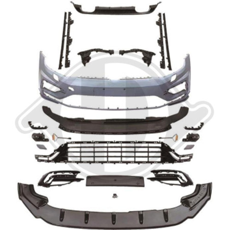 Paraurti posteriore Volkswagen Golf VII berlina 17-20 (Cod. D-2216952)