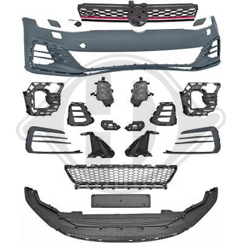 Paraurti anteriore Volkswagen Golf VII berlina 17-20 (Cod. D-2217350)