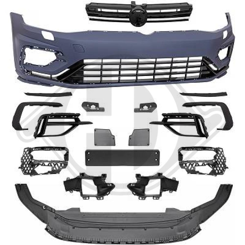 Paraurti anteriore Volkswagen Golf VII berlina 17-20 (Cod. D-2217351)