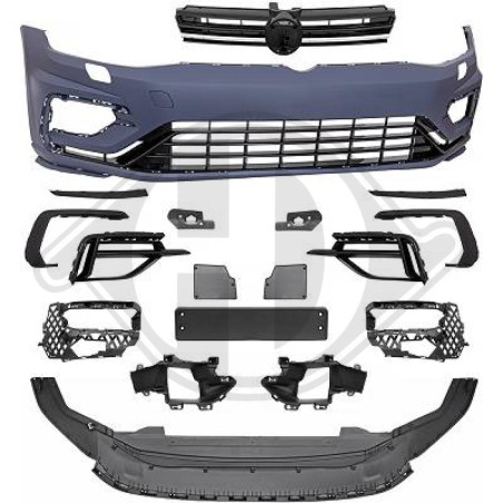 Paraurti anteriore Volkswagen Golf VII berlina 17-20 (Cod. D-2217351)