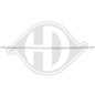 Modanatura decorativa/ protettiva Paraurti Volkswagen Golf VIII berlina/Variant 20- (Cod. D-2218031)