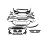 Kit Estetico Mercedes W205 2014-2018 Coupe Look AMG C63 (Cod. E-TCM020001610255206001641)
