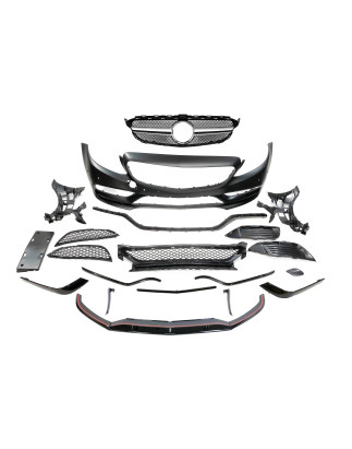 Kit Estetico Mercedes W205 2014-2018 Coupe Look AMG C63 (Cod. E-TCM020001610255206001641)
