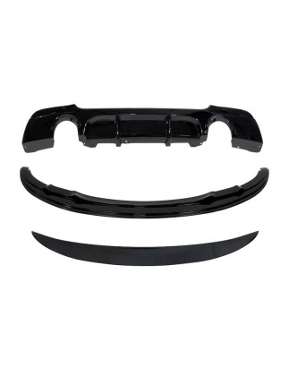 Kit Estetico BMW E92 2006-2009 look M Performance Nero lucido (Cod. E-TCB7019625466076)
