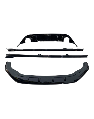 kit estetico Volkswagen Golf 7 Nero lucido (Cod. E-TCW7064)