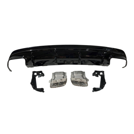 Diffusore Posteriore Mercedes CLA W117 2013-2015 4D/SW Style Facelift look A45 (Cod. E-TCM0334)