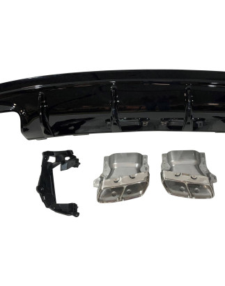 Diffusore Posteriore Mercedes CLA W117 2013-2015 4D/SW Style Facelift look A45 (Cod. E-TCM0334)