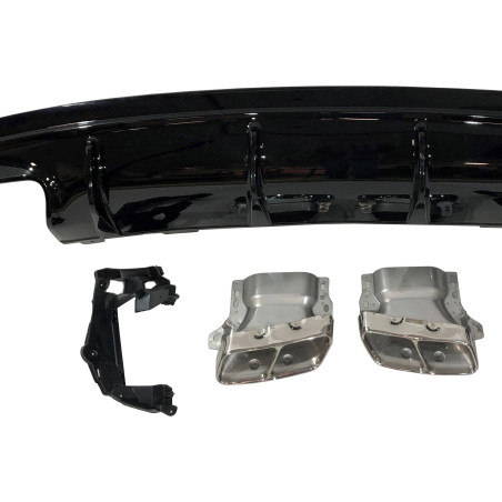 Diffusore Posteriore Mercedes CLA W117 2013-2015 4D/SW Style Facelift look A45 (Cod. E-TCM0334)