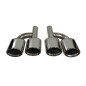 Terminali Di Uscita Di Scarico Mercedes W204 / W211 (Cod. E-SIL0137)