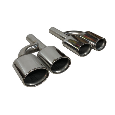 Terminali Di Uscita Di Scarico Mercedes W204 / W211 (Cod. E-SIL0137)