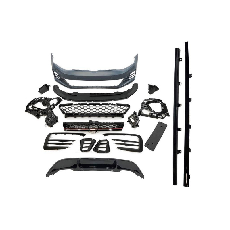 Kit estetico Volkswagen Golf 7 2013-2016 Look Golf 7.5 (Cod. E-TCW521662197070)