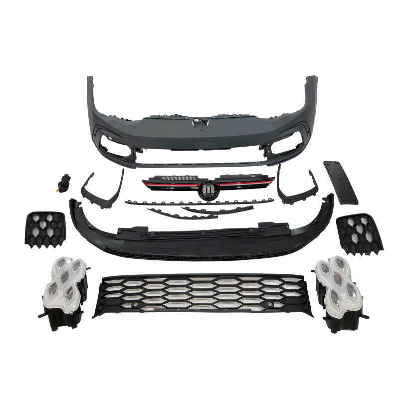 Paraurti Anteriore Volkswagen Golf 8 2019-2023 Look GTI (Cod. E-TCW5220)