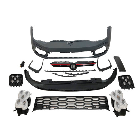 Paraurti Anteriore Volkswagen Golf 8 2019-2023 Look GTI (Cod. E-TCW5220)