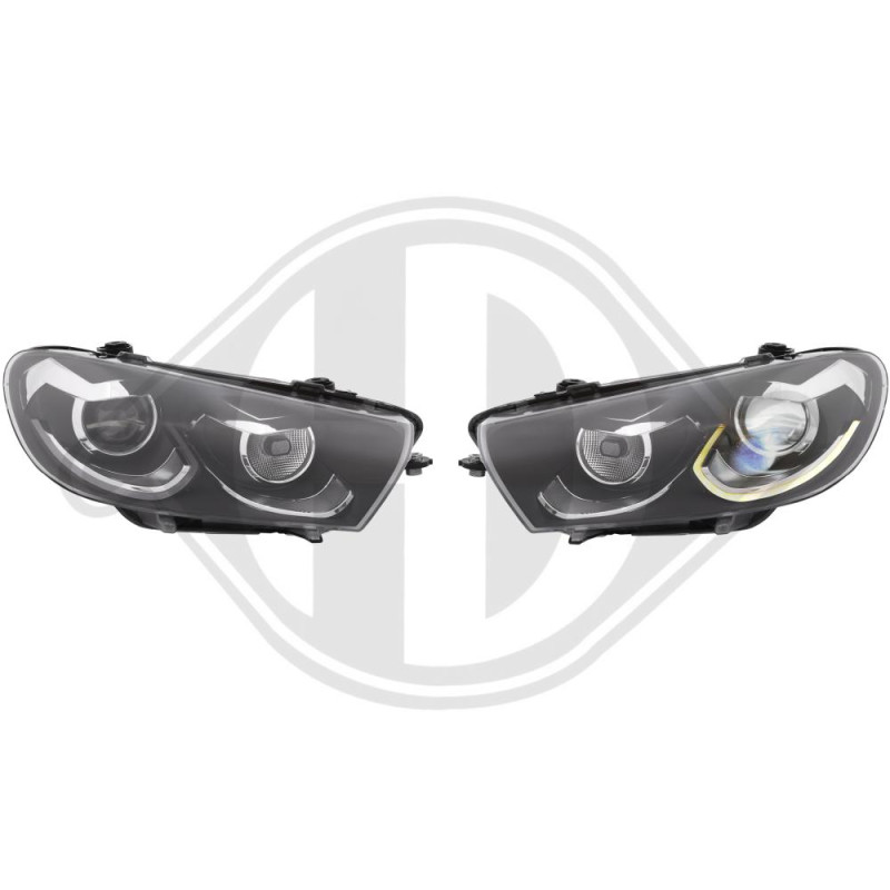 SET FARI ANTERIORI Volkswagen Scirocco 08 - 03.14 (Cod. D-2251282)