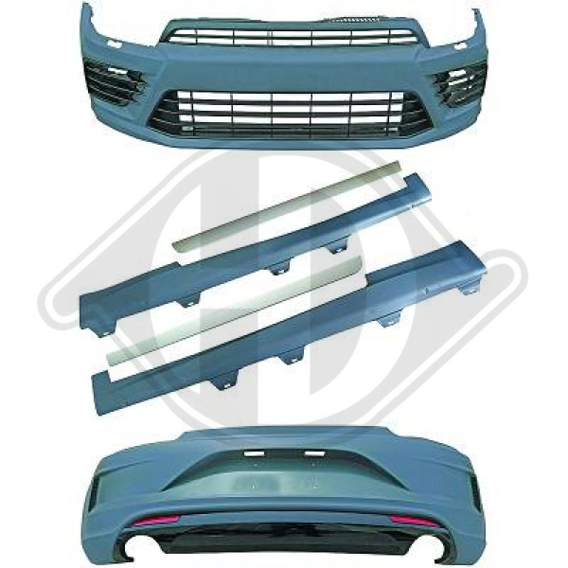 Paraurti posteriore Volkswagen Scirocco 04.14-17 (Cod. D-2251550)