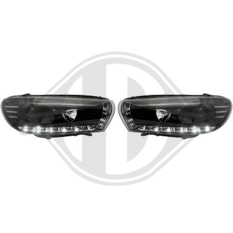SET FARI ANTERIORI Volkswagen Scirocco 08 - 03.14 (Cod. D-2251685)