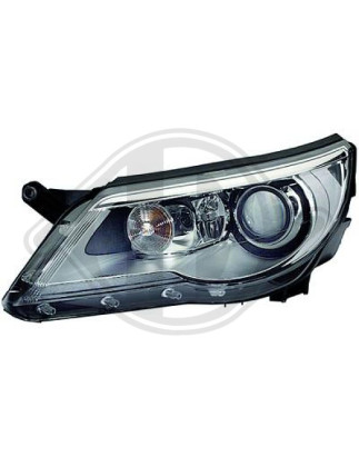 Faro principale 17N° funzioni spia: 5 Volkswagen Tiguan 07-11 (Cod. D-2255084)