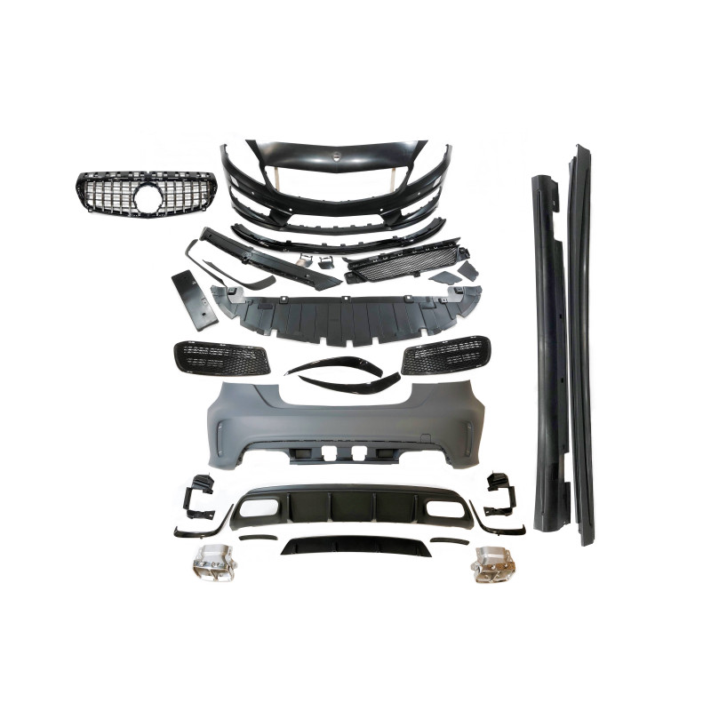 Kit Estetico Mercedes W176 A45 2012-2015 Look AMG Sensor (Cod. E-TCM015610158013400890189)