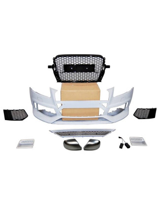 Paraurti Anteriore Audi Q5 2012-2016 Look RSQ5 Copri Specchietti (Cod. E-TCA02041CARA014)