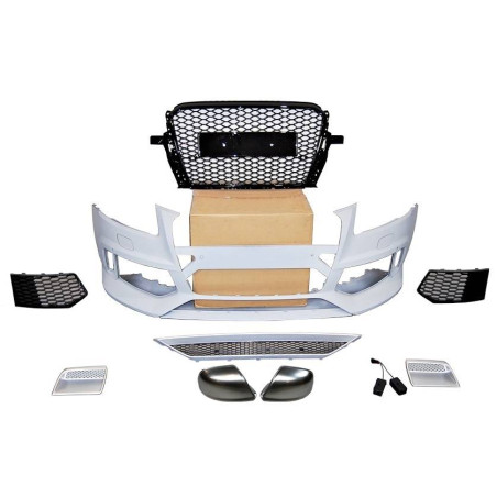 Paraurti Anteriore Audi Q5 2012-2016 Look RSQ5 Copri Specchietti (Cod. E-TCA02041CARA014)