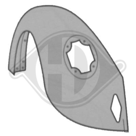 Parafango posteriore sinistro Volkswagen Käfer alle Modelle (Cod. D-2262135)