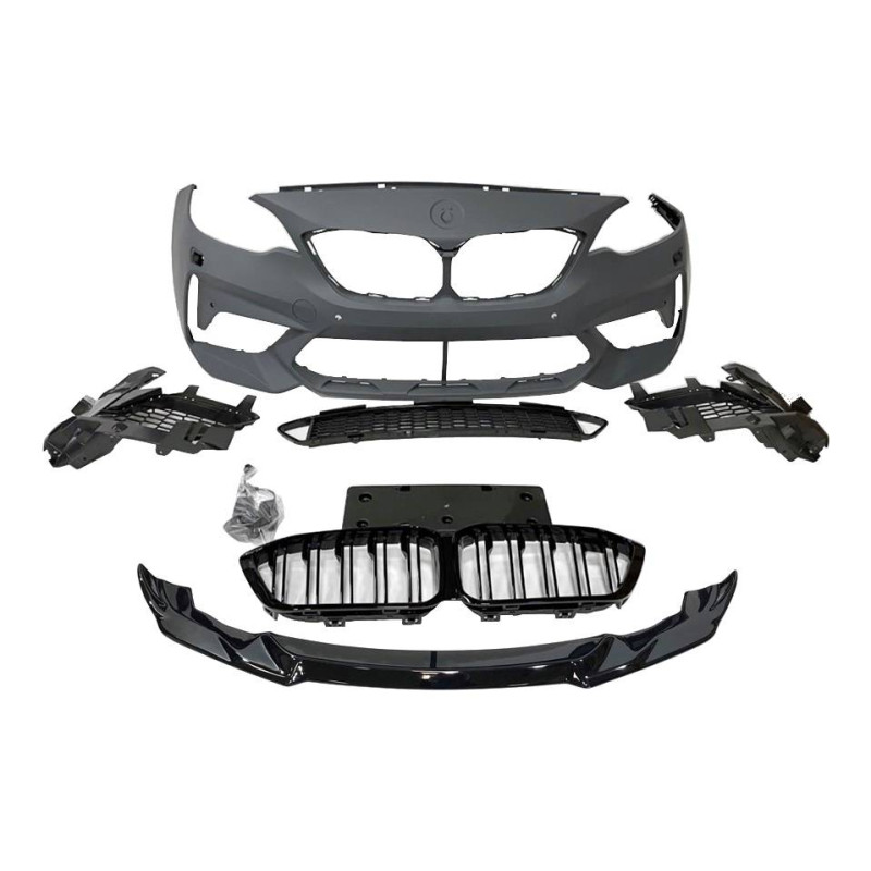 Paraurti Anteriore BMW F22 / F23 Look M2C Spoiler anteriore (Cod. E-TCB90246290)