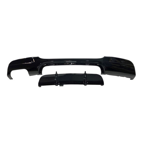 Diffusore Posteriore BMW E90 / E91 look M Performance Nero Lucido (Cod. E-TCB6253)