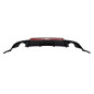 Diffusore Posteriore Volkswagen Golf 7.5 Look TCR Nero lucido Red Light (Cod. E-TCW6130)