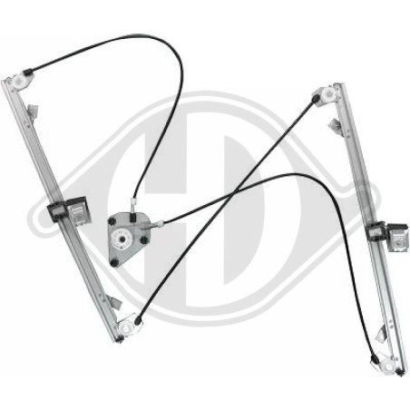 Alzacristallo anteriore destro Volkswagen T5 Multivan/Caravelle 03-09 (Cod. D-2272120)