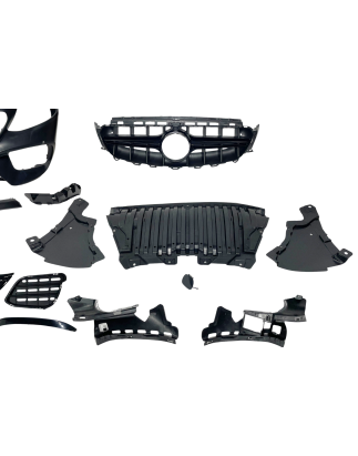 Paraurti Anteriore Mercedes W213 4p 2016-2019 / C238 look AMG E63 (Cod. E-TCM01660390)