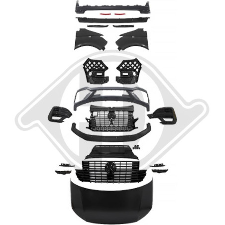 Paraurti posteriore Volkswagen T5 Multivan/Caravelle 09-15 (Cod. D-2273250)