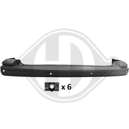 Paraurti posteriore Volkswagen T6 Multivan/Caravelle 19- (Cod. D-2274057)