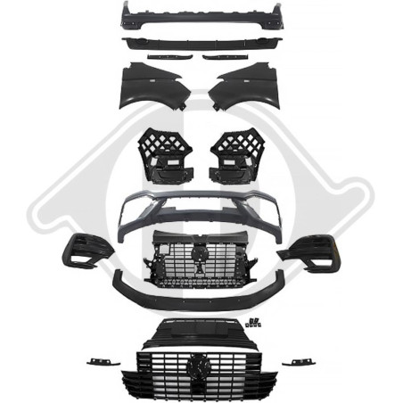 Paraurti posteriore Volkswagen T6 Multivan/Caravelle 15-19 (Cod. D-2274351)